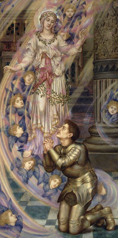 Our Lady of Peace by Evelyn De Morgan
